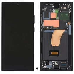 CoreParts Οθόνη με Μηχανισμό Αφής και Πλαίσιο για Samsung Galaxy S23 Ultra (Μαύρο)
