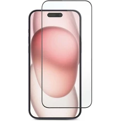 eSTUFF INFINITE Full Cover Tempered Glass Screen Protector for iPhone 16 - Titan Shield, 10 pcs Bulk Pack