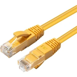 Microconnect U/UTP Cat.6a Καλώδιο Ethernet 0.15m Κίτρινο (MC-UTP6A0015Y)