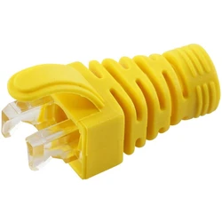 Microconnect CONB65Y Κάλυμμα βύσματος RJ45 (Cable Boot) - 1 τεμάχιο