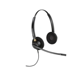 Poly EncorePro 520 Binaural Headset with Quick Disconnect - Black