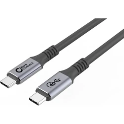 Microconnect Καλώδιο USB-C σε USB-C 100W Μαύρο 0.25m