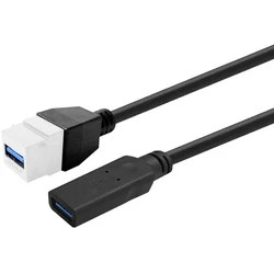 Vivolink Keystone Λευκό USB 3.0 A θηλυκό σε USB 3.0 A αρσενικό 0,2 m (Keystone module)