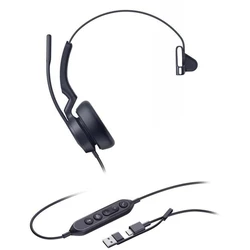 UH46 Mono Teams USB-C/A Ακουστικό (Μονό, Πιστοποιημένο για Microsoft Teams)