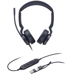 Yealink UH44 DUAL UC USB-C/A ακουστικό VOIP