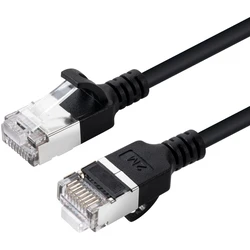 Microconnect CAT6A U/FTP (STP) Slim Network Cable 0.15 m Black