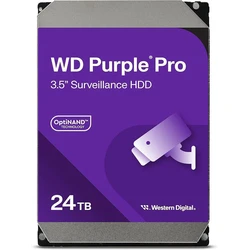 Western Digital Purple Pro Smart 24TB HDD 3.5" SATA III 7200rpm 512MB Cache (WD241PURP)