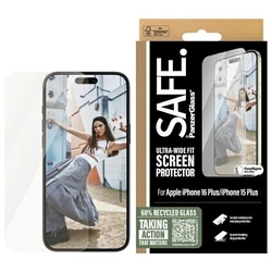Προστατευτικό Οθόνης SAFE by PanzerGlass για Apple iPhone 16 Plus / iPhone 15 Plus (6.7'') Ultra‑Wide Fit