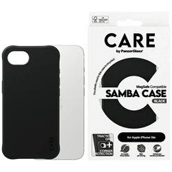 Θήκη PanzerGlass CARE Case Fashionable Samba με MagSafe για iPhone 16e/17e - Μαύρο