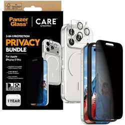 PanzerGlass CARE by 3-in-1 Flagship Privacy - Προστατευτικό Οθόνης για iPhone 17 Pro