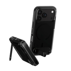 Θήκη CARE by PanzerGlass Kickstand Smokey με Μαύρο MagSafe για iPhone 17 Pro / 18 Pro