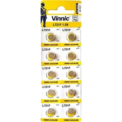 Vinnic Batteries AG11 L721 10 Pack