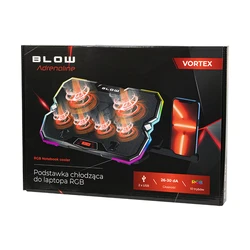 Blow Laptop Cooling Stand with 5 Fans and RGB Lighting (66-366)