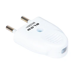 Default Brand Power Plug 6A WT-1 PR White