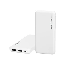 Blow PB10A Power Bank 10000mAh with 2 x USB-A Ports - White