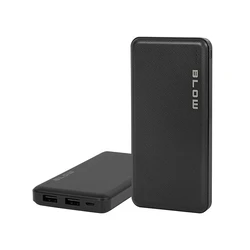Blow PB10A Power Bank 10000mAh με 2 Θύρες USB-A Μαύρο