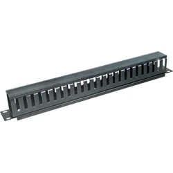 A-LAN Patch Panel for 19" Rack 1U 24 Ports Black PK008