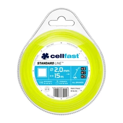 Cellfast Square Trimmer Line 15 m, 2.0 mm