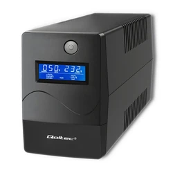 Qoltec 53979 UPS Line-Interactive 850VA 480W with 2 Schuko outlets