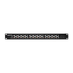Qoltec Patch Panel 12 Ports Black (54478)