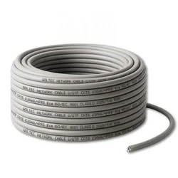 Qoltec Καλώδιο Δικτύου Direct Attach Copper Cat.6 (Gigabit) 100 m - Γκρι