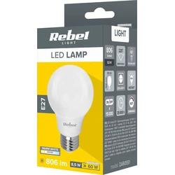 Rebel Λάμπα LED E27 A60 8 5W 3000K