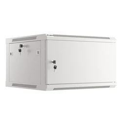 Lanberg 19" Wall-Mount 6U Rack Cabinet 600x600 Gray Metal Door (Flat Pack)