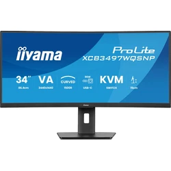 iiyama ProLite XCB3497WQSNP-B1 – 34" Curved UWQHD 120Hz VA με KVM & USB-C