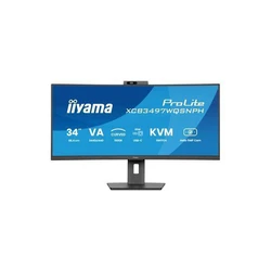 iiyama ProLite XCB3497WQSNPH-B1 - 34'' Curved UWQHD VA 120Hz με Hello Cam