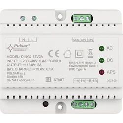 Pulsar Τροφοδοτικό Συστημάτων CCTV DING2-12V2A