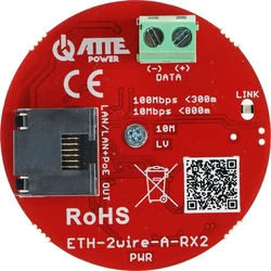 UTP 2-wire Converter Set LAN + PoE Transmission ETH-2WIRE-A-SET2 (Complete 2 pcs)