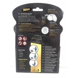Hilton Retractable Dog Leash / Tape Lead, Grey, 5 m, up to 30 kg