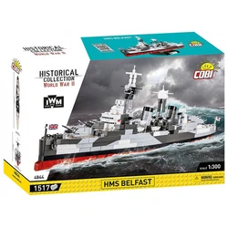 COBI Τουβλάκια HMS Belfast (κλίμακα 1:300) - 1517 τεμάχια - Ηλικία 10+
