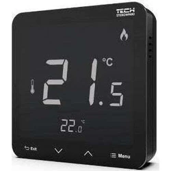 Tech Boss STR8SPLUSBK Digital Room Thermostat