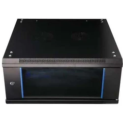 Extralink EX.2893-4U 600x600 Black Wall-Mount 19" Rack Cabinet, 4U