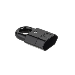 DM PROELECTRONICS Φις Θηλυκό με Λαβή Μαύρο