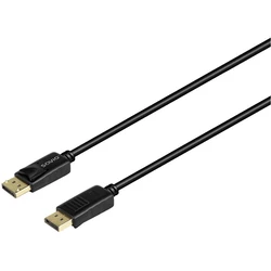 Savio Καλώδιο DisplayPort αρσενικό - DisplayPort αρσενικό 3 m Μαύρο