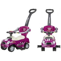Lean Toys Αυτοκινητάκι Ride On με Χειρολαβή - Μωβ