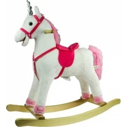 Lean Toys Κουνιστό Παιχνίδι Αλογάκι με Ήχους Λευκό 15799
