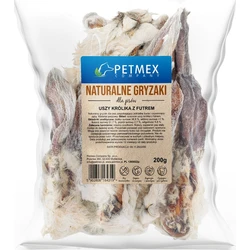 Petmex Fur Dog Treat Rabbit / Hare Ear 200 g