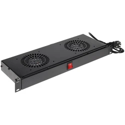 Delta Ανεμιστήρας Rack A19P-2W, πίνακας 19" 1U, 2 ανεμιστήρες, 230V