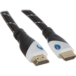 Καλώδιο HDMI αρσενικό - HDMI αρσενικό 25 μ Γκρι (HDMI-25-PP)