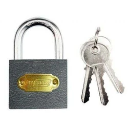 AWTools Λουκέτο πέταλο με κλειδί 50 mm – Γκρι (AW89002 / AW24002)