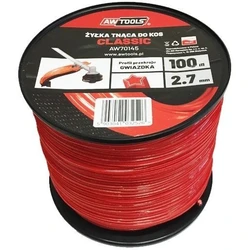 AWTools AW70139 Μεσινέζα Στρογγυλή 100 m Πάχος 2.7 mm