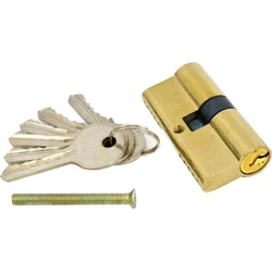 AWTools Κύλινδρος Κλειδαριάς Ασφαλείας 62mm (31-31) με 4 Κλειδιά AW23901