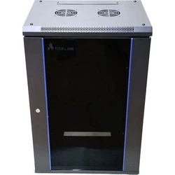 Extralink EX.14367 18U Wall-Mount 19" Rack Cabinet 600x450 mm Black