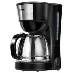 MPM MKW-12 Καφετιέρα φίλτρου 600W Inox/Μαύρο 1,25 L