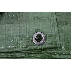 AWTools Αδιάβροχος Μουσαμάς 90gr/m² 6x4μ. Ελαφρού Τύπου Πράσινος AW68038