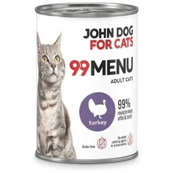 John Dog Wet Cat Food Turkey Grain-Free 400g