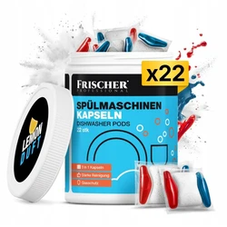 Frischer 22 Κάψουλες Πλυντηρίου Πιάτων (Άρωμα: Φρέσκο)